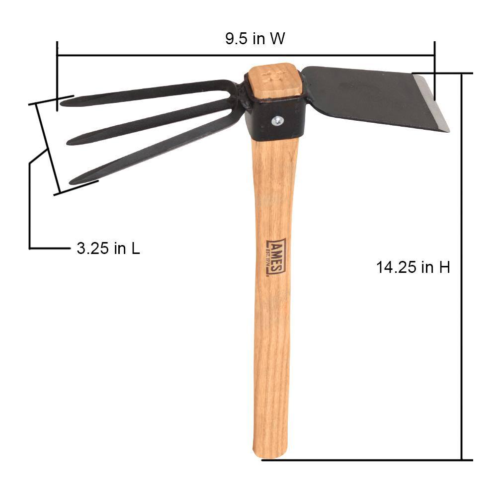 Ames HoeCultivator Combo with Wood Handle 1994800