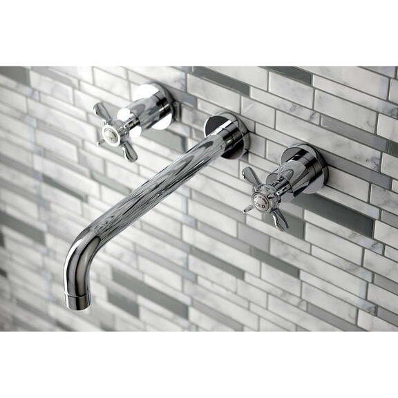 Kingston Brass Essex Two Handle Wall Mount Tub Fau...