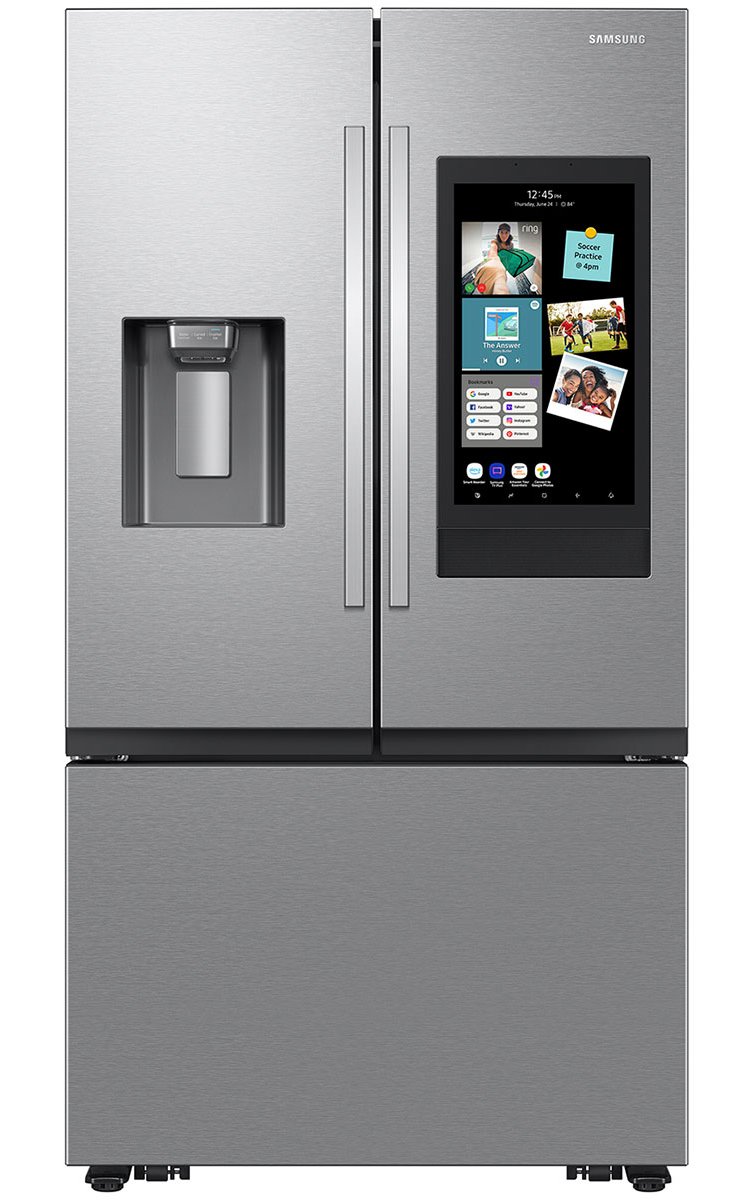  30 Cu. Ft. French Door Full-Depth Refrigerator With Family Hub in Stainless Steel