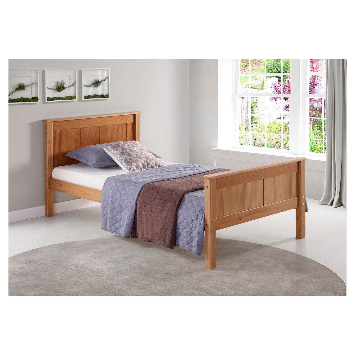 Alaterre Furniture Harmony Cinnamon Platform Twin Bed