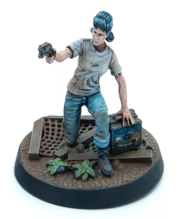 Modiphius Fallout Wasteland Warfare Survivors Ghoul Settlers the Slog 6 Unpainted Resin Miniatures