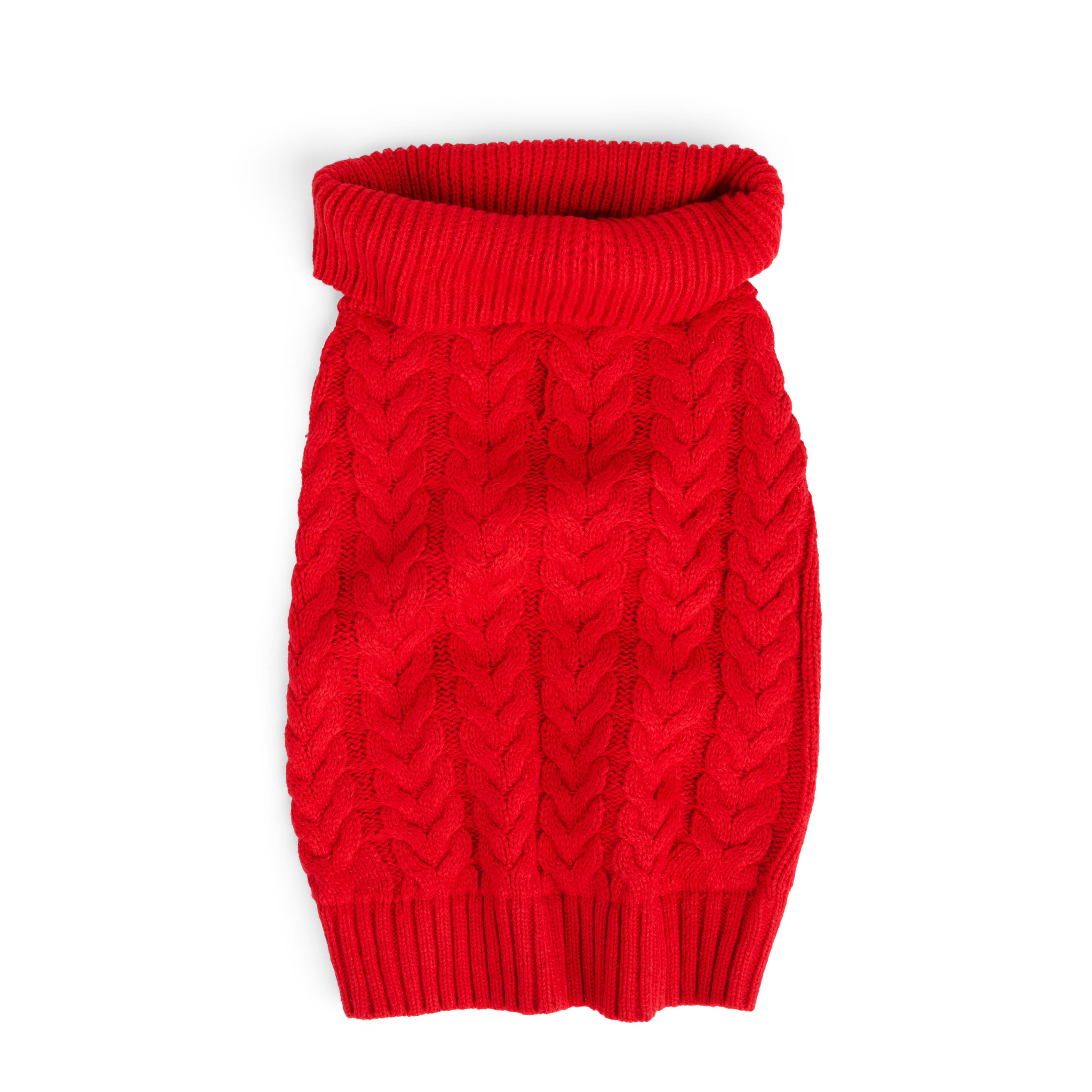 YOULY Red Dog Sweater， XX-Small