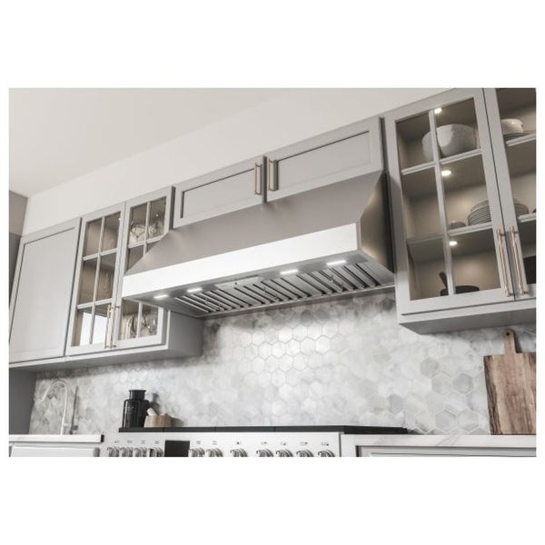 Zephyr 650 CFM 36 Inch Wide Wall Mounted Range Hood with Airflow