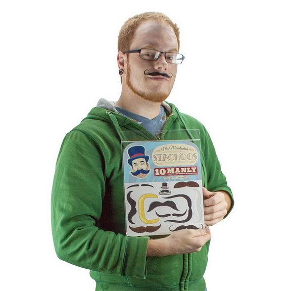 Brybelly Mr. Moustachio's Stach'oos  10 Temporary ...