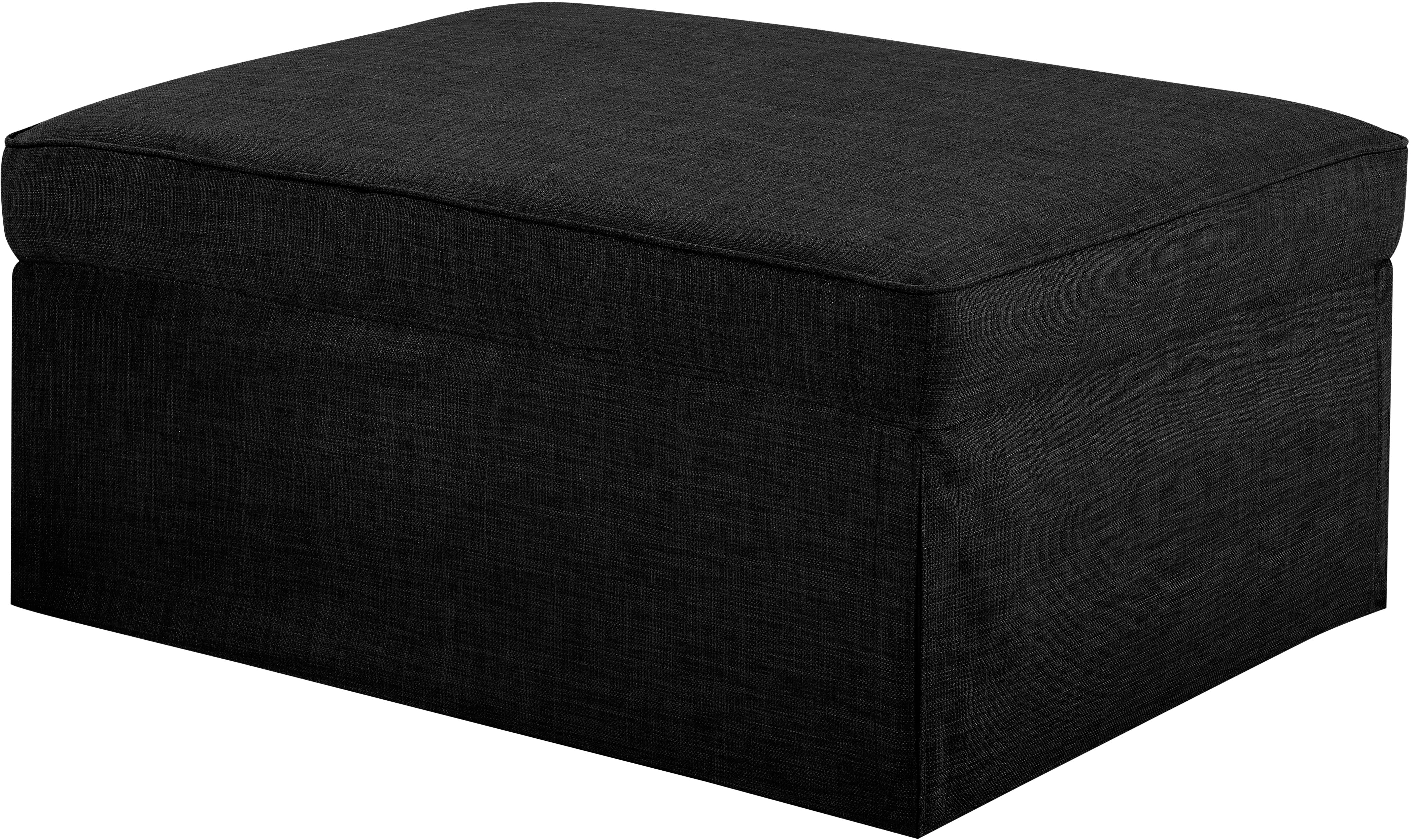 Rori Black Otto-Kube Multi-Positional Ottoman