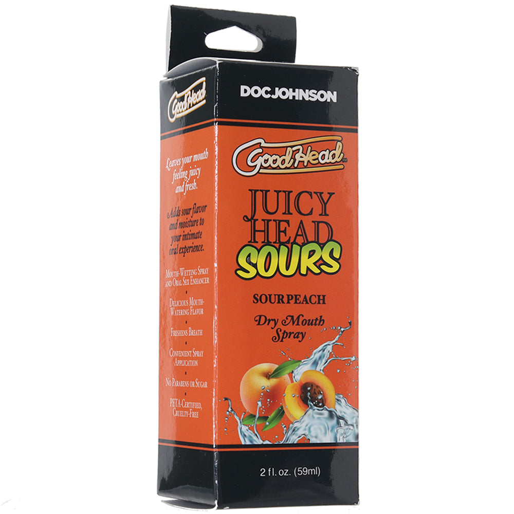 GoodHead Juicy Head Sours Mouth Spray 2oz/59ml in Peach