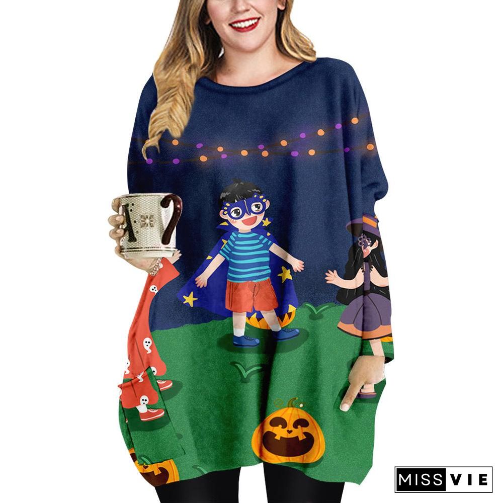 Halloween Series Printed Dress