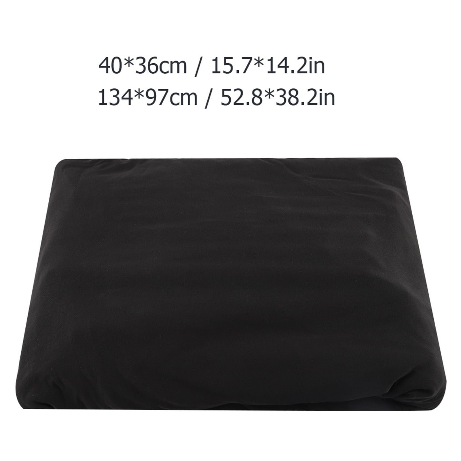 Polyester 3+2 Seat Corner Sofa Cover L Shape Slipcover Home Furniture Protector (Black)