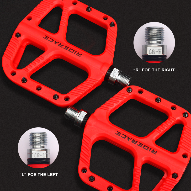 Bicycle Pedals Ultralight 3 Sealed Bearings Nylon Mountain Road Bike Pedals Anti Slip Footboard Bearing Cycling Accessories