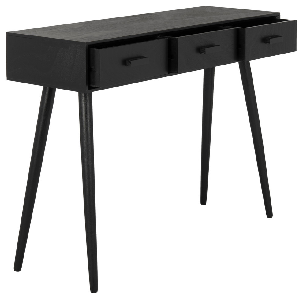 Safavieh Albus 3 Drawer Console Table   Midcentury   Console Tables   by Safavieh  Houzz