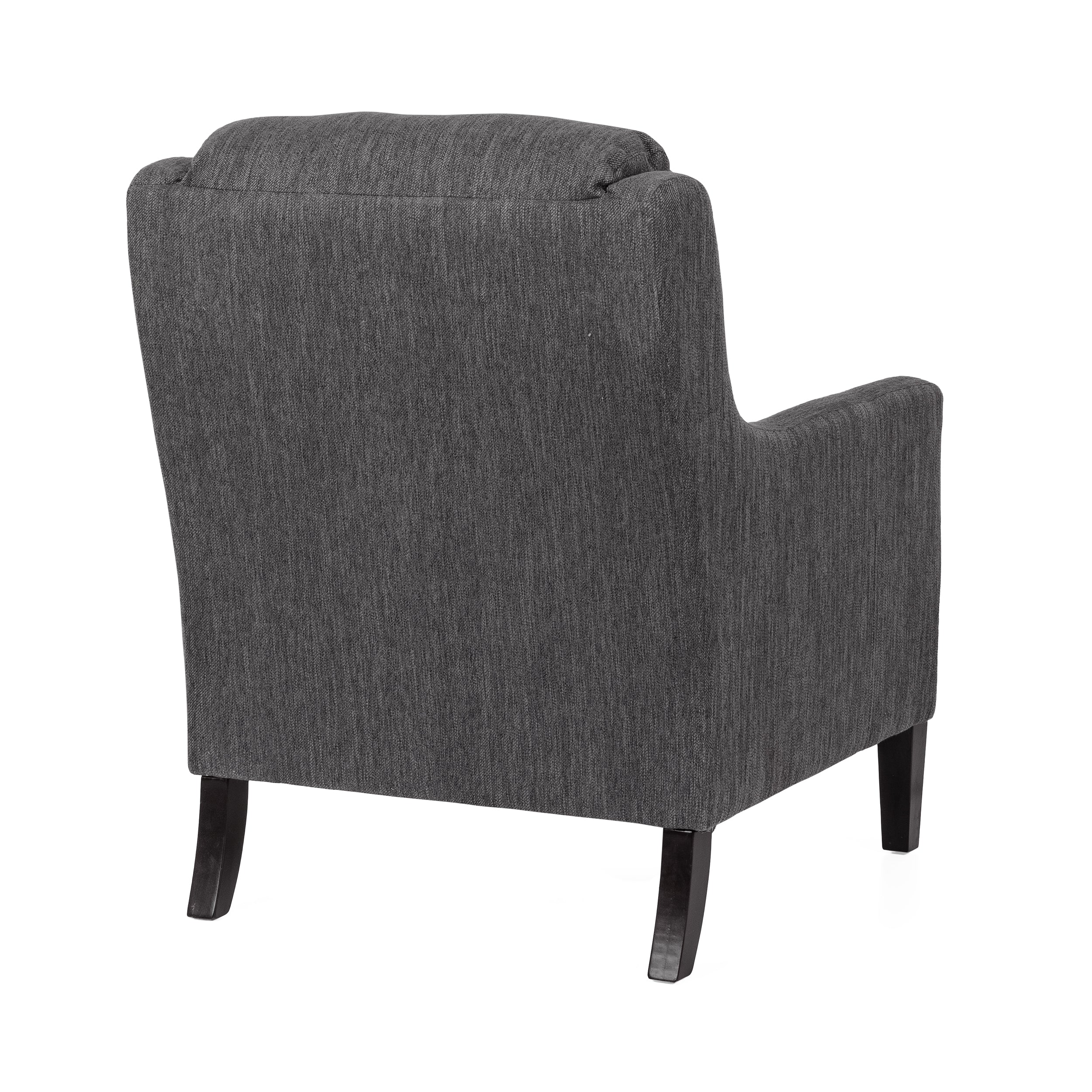 Baden Contemporary Pillow Tufted Fabric Club Chair