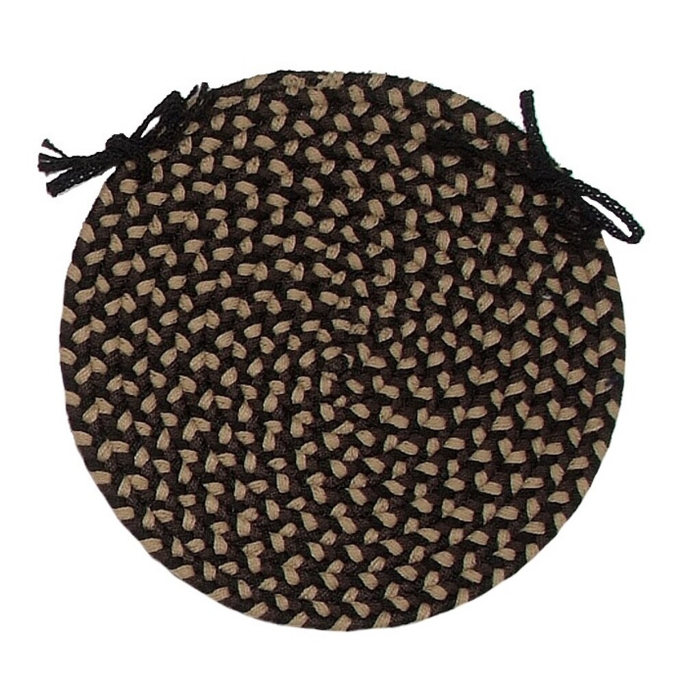 Brook Farm Machine Washable Round Chair Pads