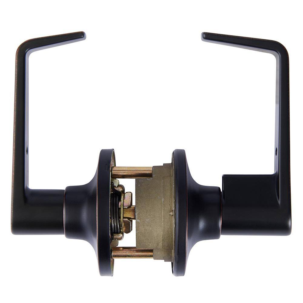 Universal Hardware Universal Hardware Light Duty Commercial Storeroom Lever ADA UL 3-Hr Fire ANSI Grade 2 Aged Bronze Finish UH40061