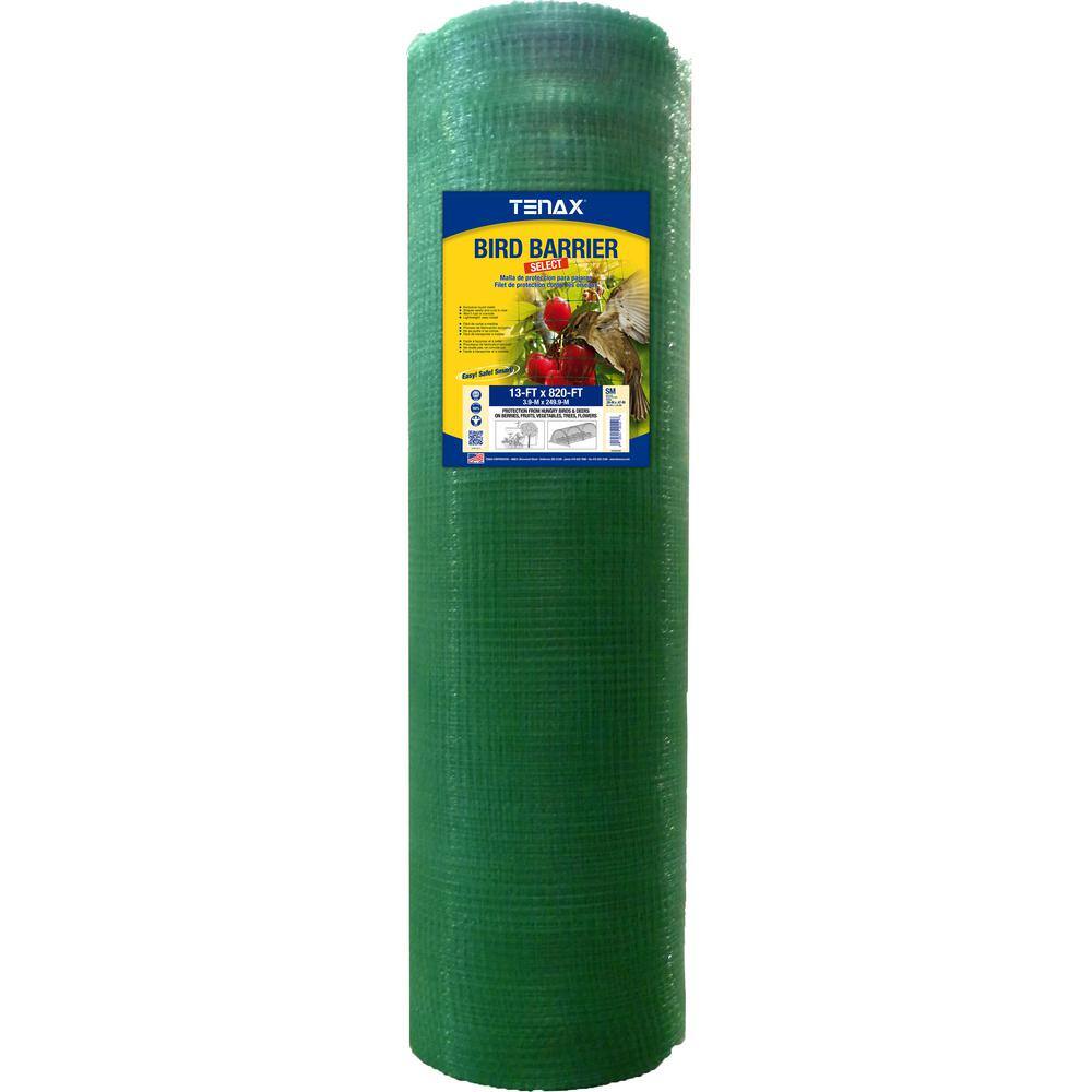 Tenax 13 ft. x 820 ft. Green Ornex SM Bird Net 56303009