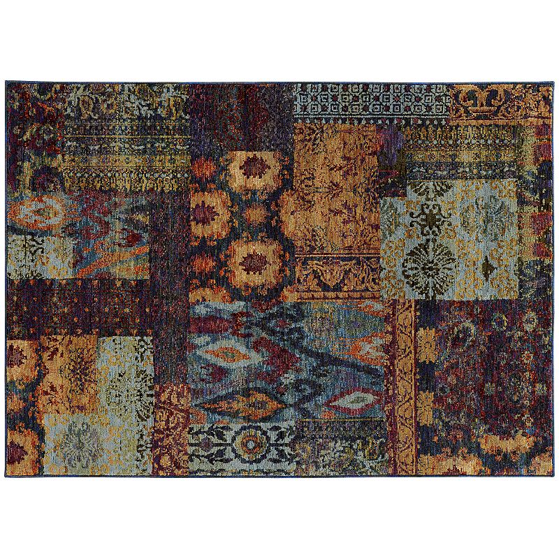 StyleHaven Alexander Patchwork Ikat Rug