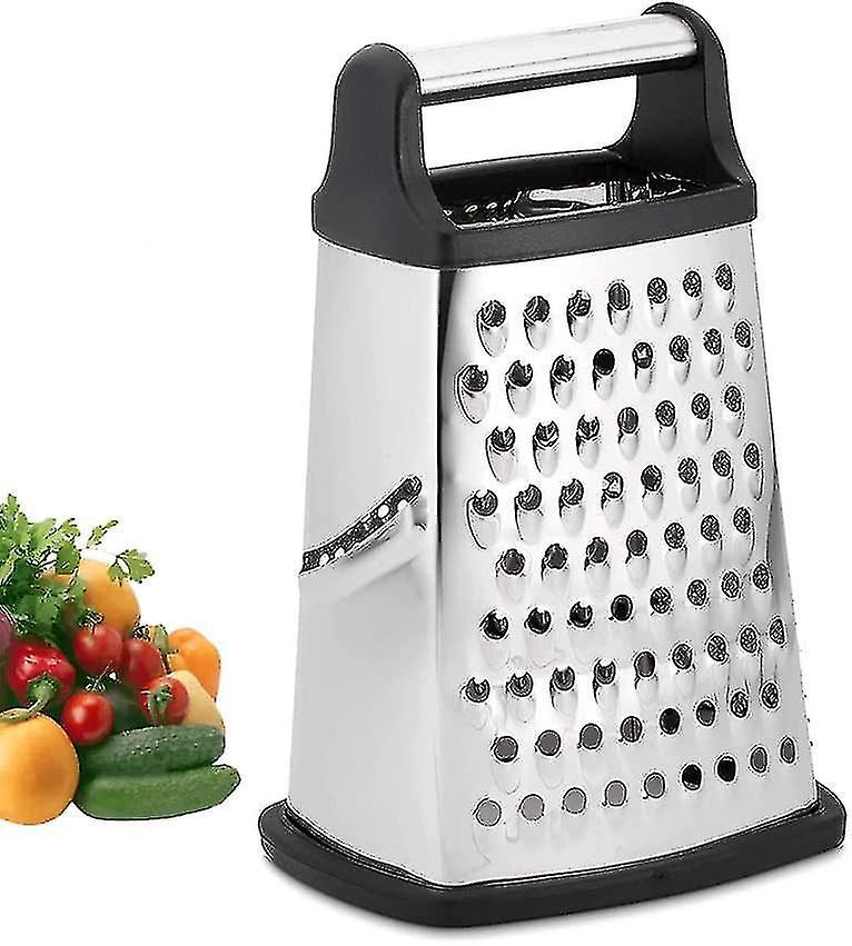 2023-4-sided Grater Stainless Steel Kitchen Grater For Coarse And Fine Rasp For Fruit. Vegetable Gif