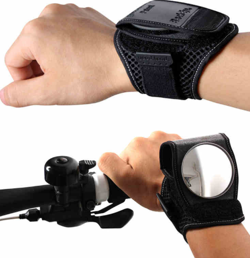 Watch cycling mirror Wrist Band Bike Rear View Mirror Arm Wrist Strap