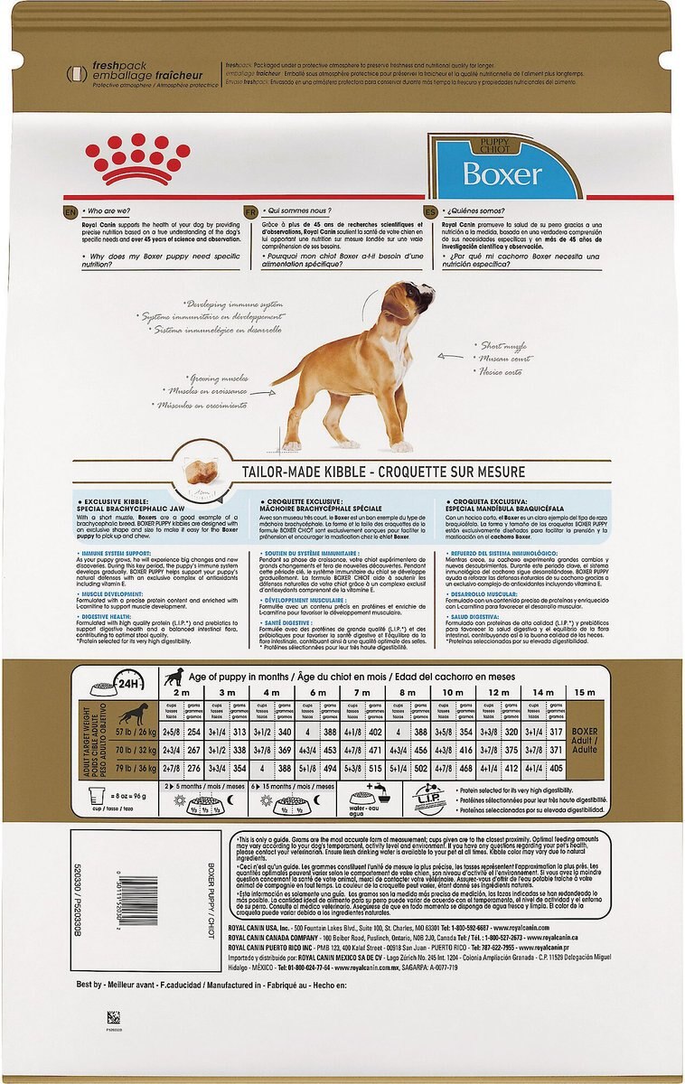 Royal Canin Breed Health Nutrition Boxer Puppy Dry Dog Food