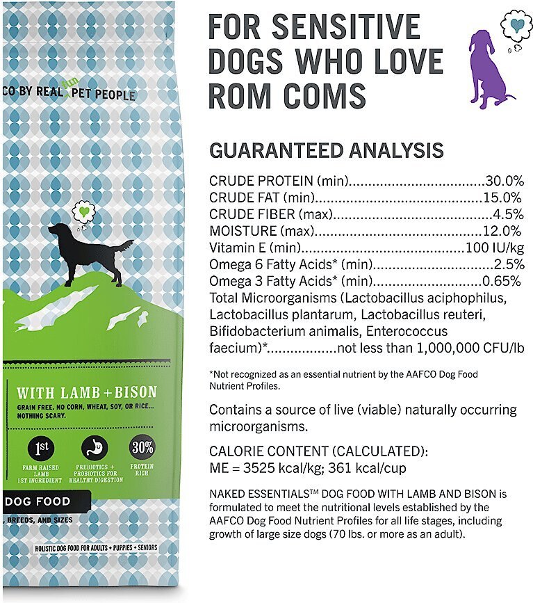 I and Love and You Naked Essentials Grain-Free Lamb and Bison Recipe Dry Dog Food