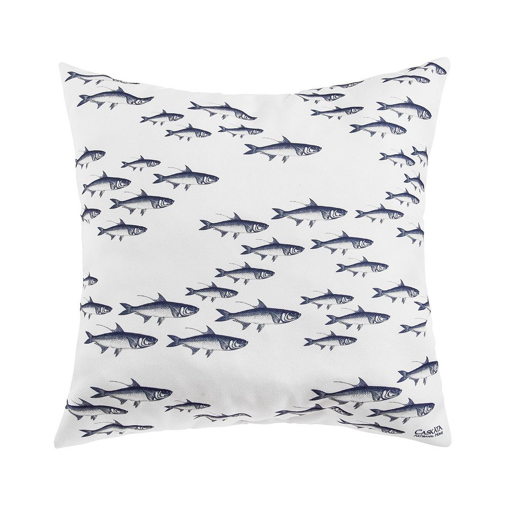 CandF Home Fish Indoor Outdoor Throw Pillow