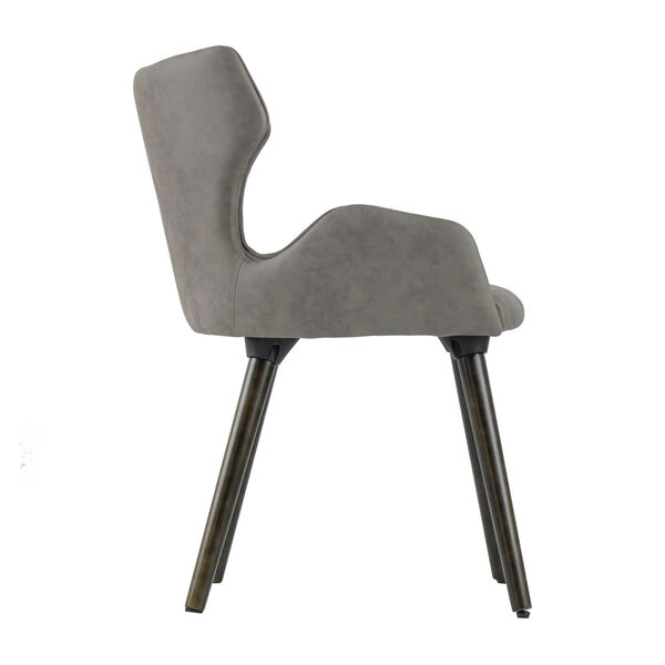 Gray Upholstered Dining Chair - Set of 2