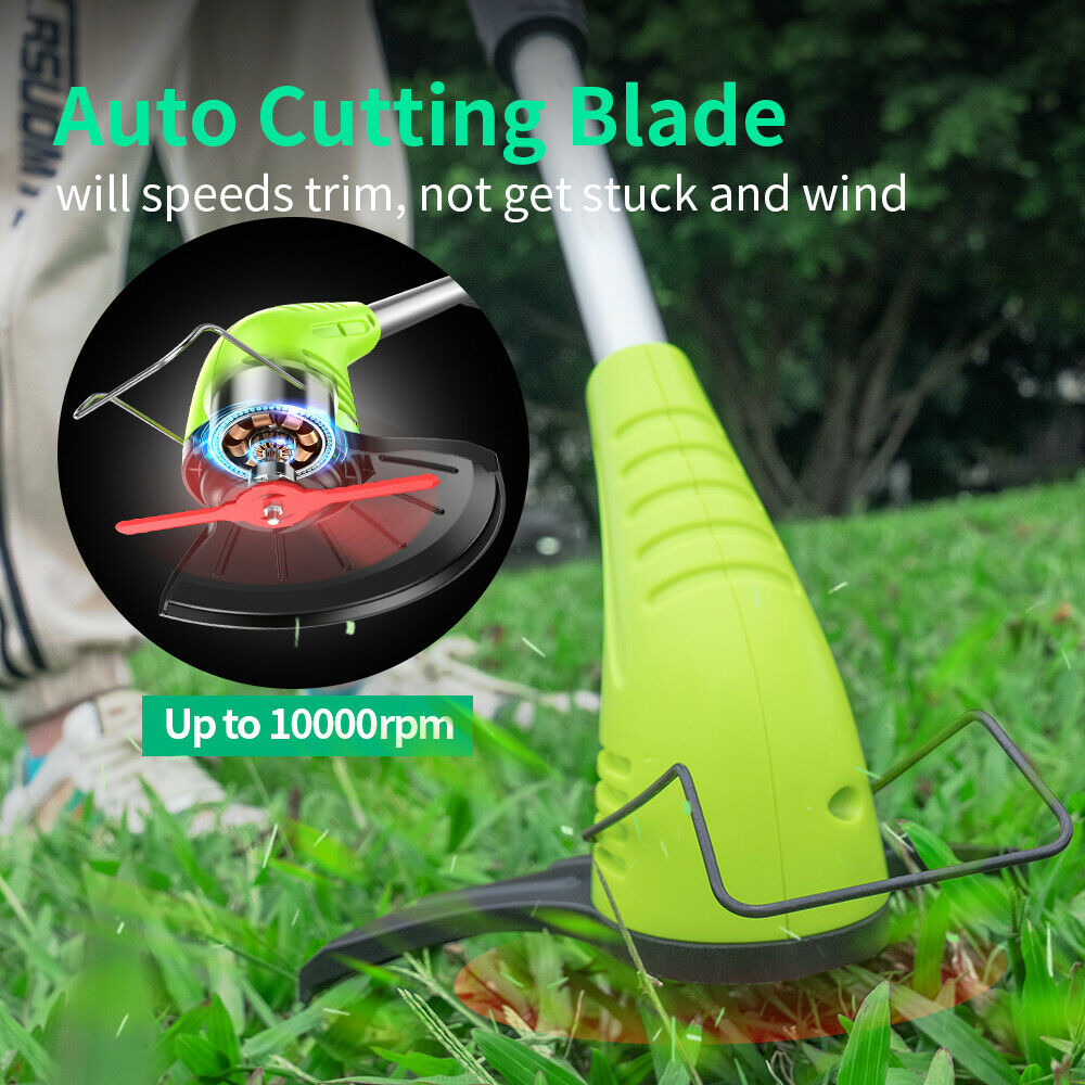 GardenJoy Weed Eater Electric 12V Grass Trimmer Mower Portable Electric Edger Lawn Grass New