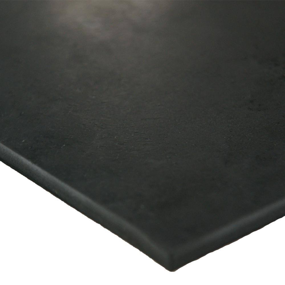 Rubber-Cal 0.032 in. T x 36 in. W x 300 in. L Neoprene Sheet 80A Durometer Smooth Finish No Backing in Black 30-008-032-036-300