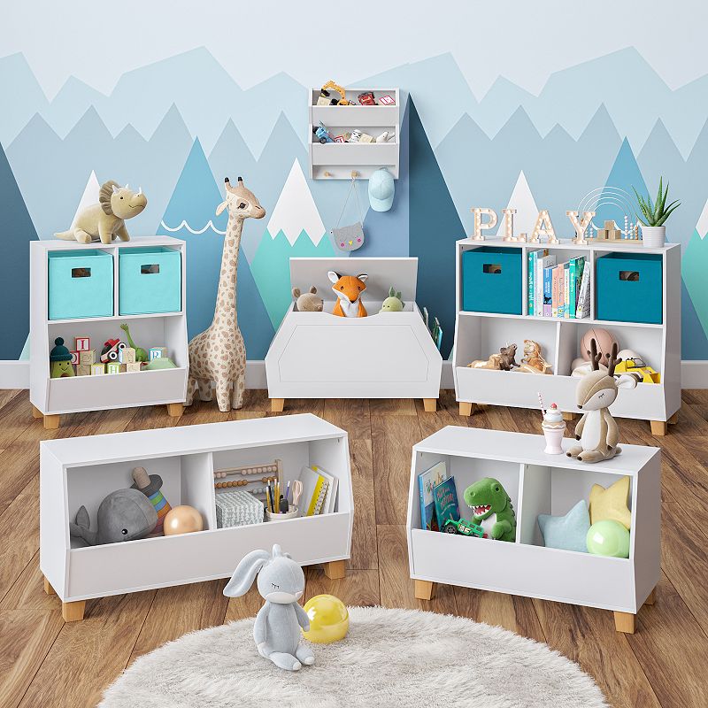 RiverRidge Home Kids 5-Cubby Toy Organizer Floor Decor