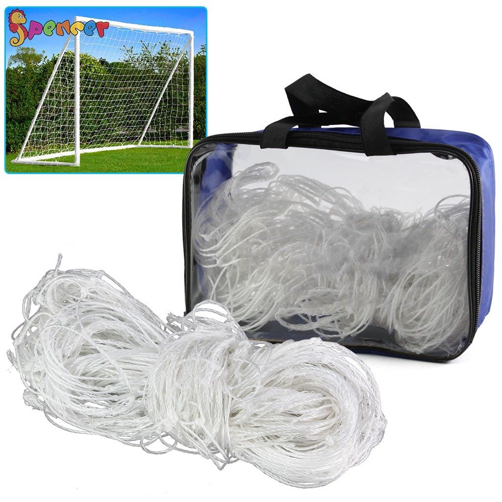 Spencer 7.8 X 5.9ft Portable Football Soccer Goal Post Net Outdoor Sports Football Training Kickback Soccer Net for Kids (Net Only)