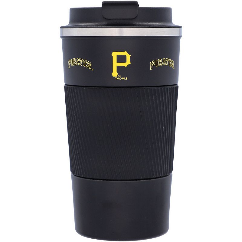 Pittsburgh Pirates 18oz Coffee Tumbler with Silicone Grip