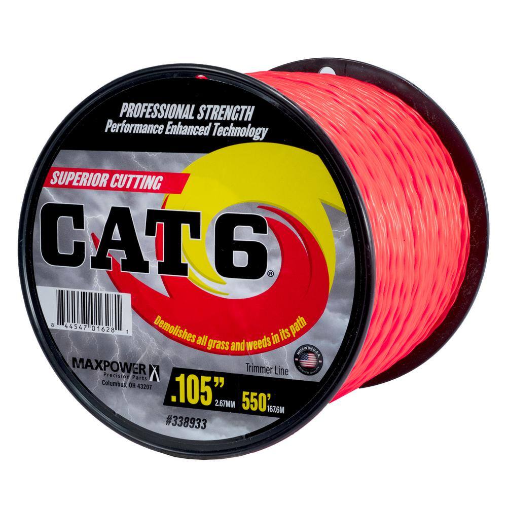 MaxPower 0.105 in. x 550 ft. CAT6 Twisted Trimmer Line 338933