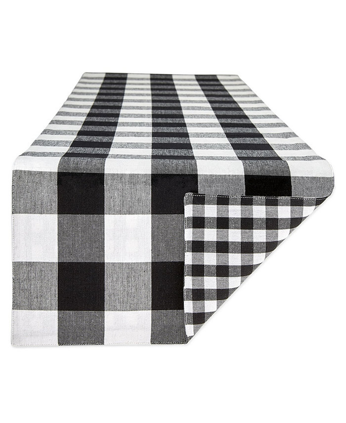 Design Imports Reversible Gingham - Buffalo Check Table Runner 14 x 108