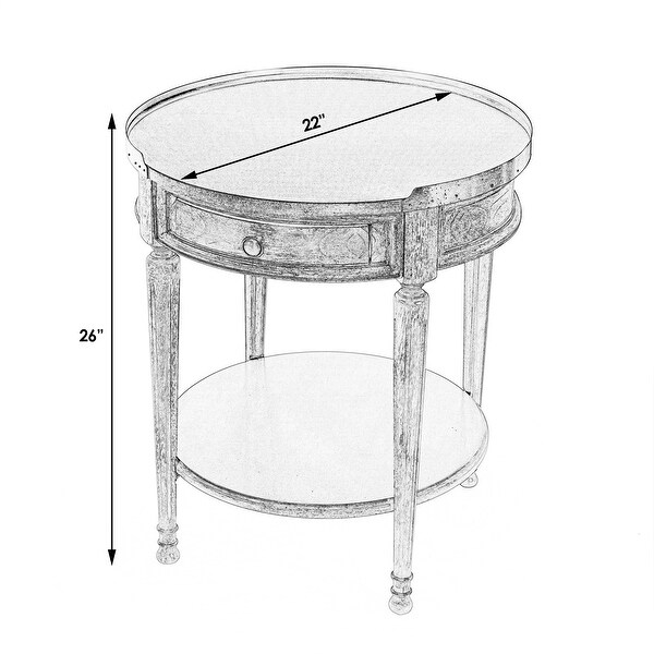 Sampson Accent Table with Storage