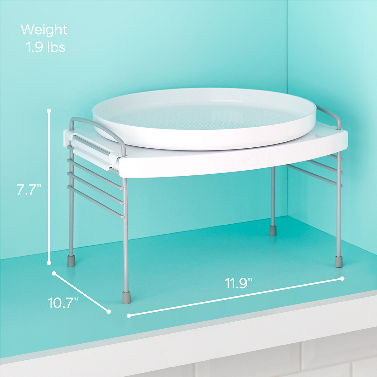 YouCopia UpSpace Turntable Shelf