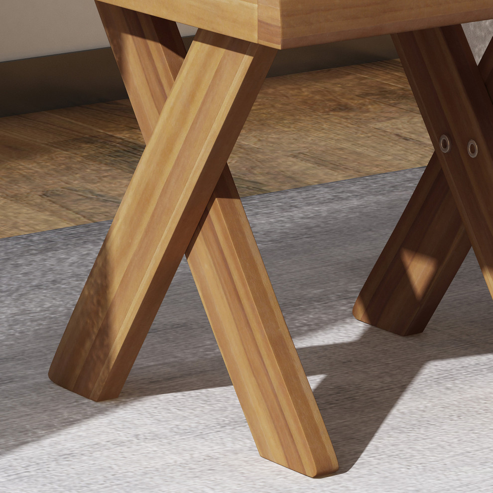 GDF Studio Irene Indoor Farmhouse Acacia Wood Side Table   Transitional   Side Tables And End Tables   by GDFStudio  Houzz