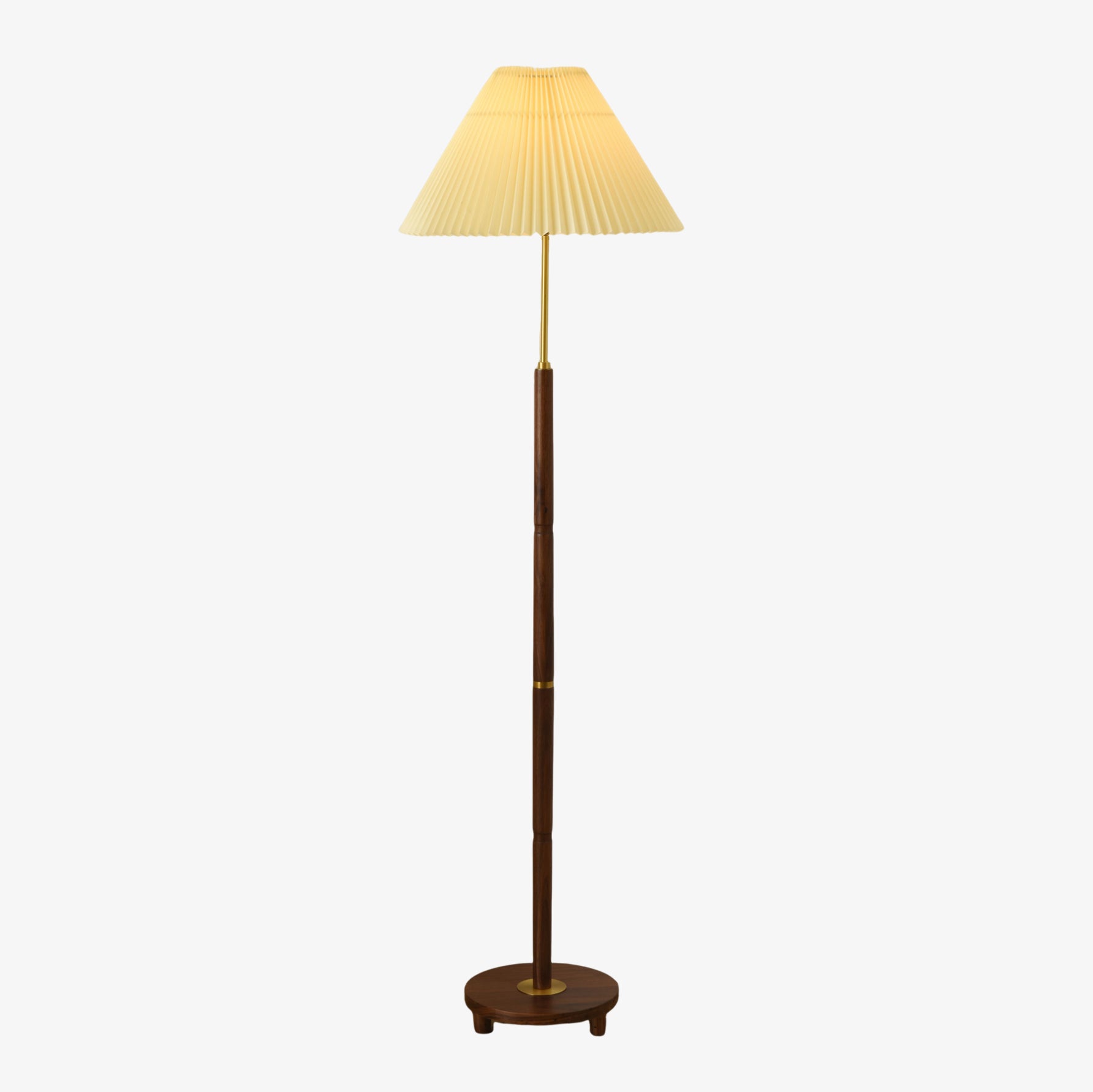 Axya Vintage Pleated Floor Lamp