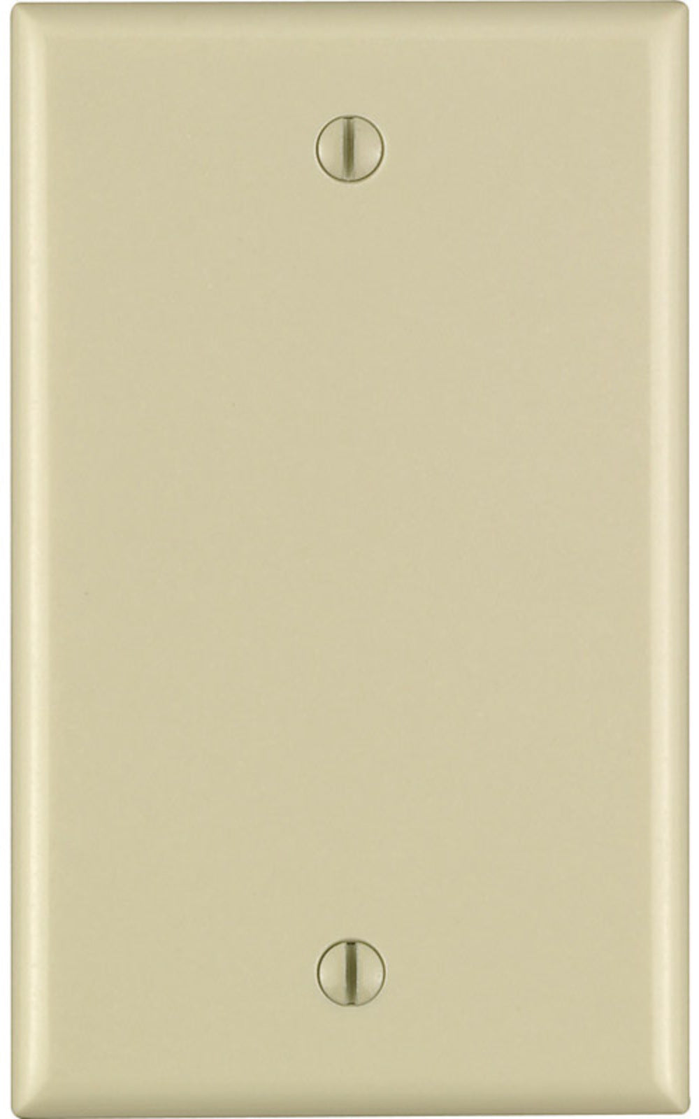 BLANK WALLPLATE 1G IVORY