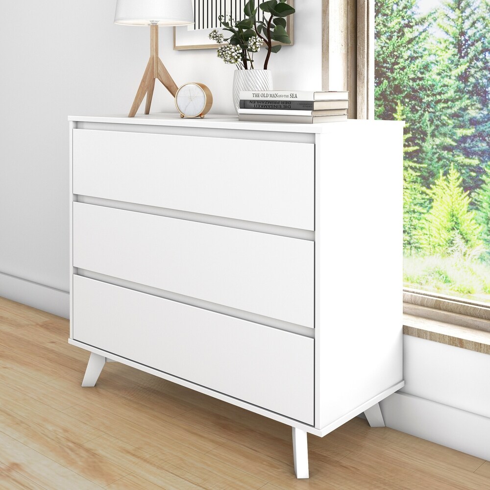 Max and Lily Scandinavian 3 Drawer Dresser