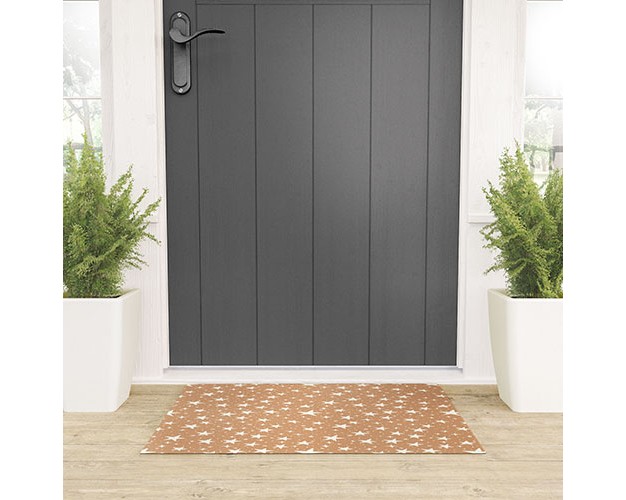 Avenie Stars In Neutral Welcome Mat society6