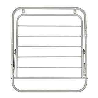 Honey-Can-Do 24.25 in. H x 21 in. W x 18.5 in. D Collapsible Wall-Mounted or Over-the-Door Steel Clothes Drying Rack in Gray DRY-09793