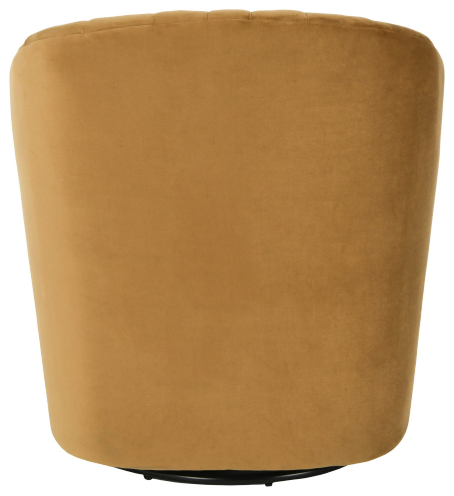 Arline Swivel Accent Chair Bronze by Kosas Home   Contemporary   Armchairs And Accent Chairs   by Kosas  Houzz