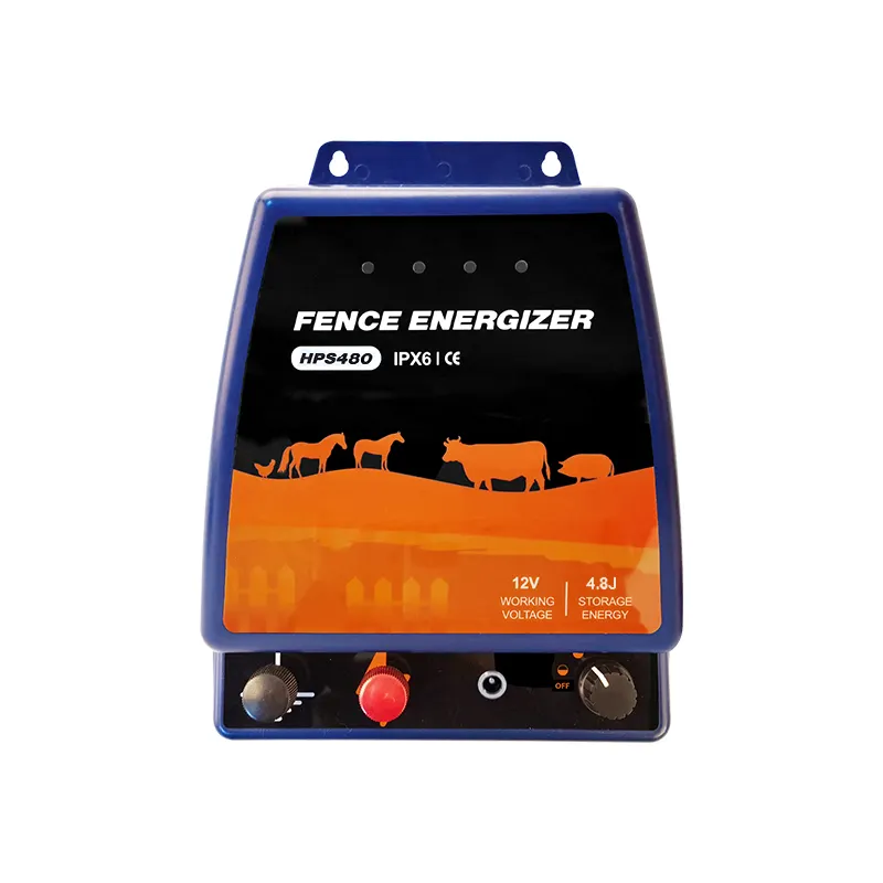 Livestock Electric Fence Charger AC Powered  Waterproof 72 Miles High Power Low Impedance Electric Fence Energizer