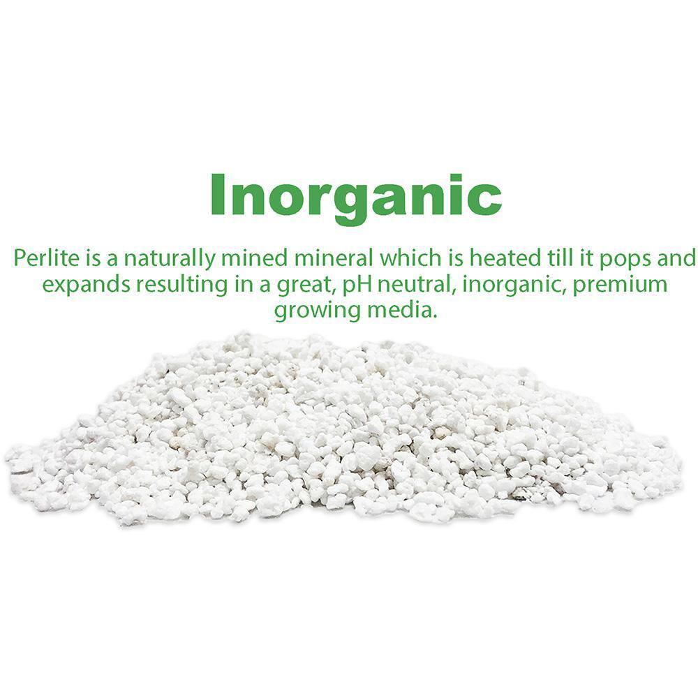 Viagrow 102 Quarts 4 cu. ft. Organic Perlite Planting Soil Additive and Growing Medium White VPER1-4