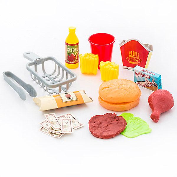 Fast food game with accessories