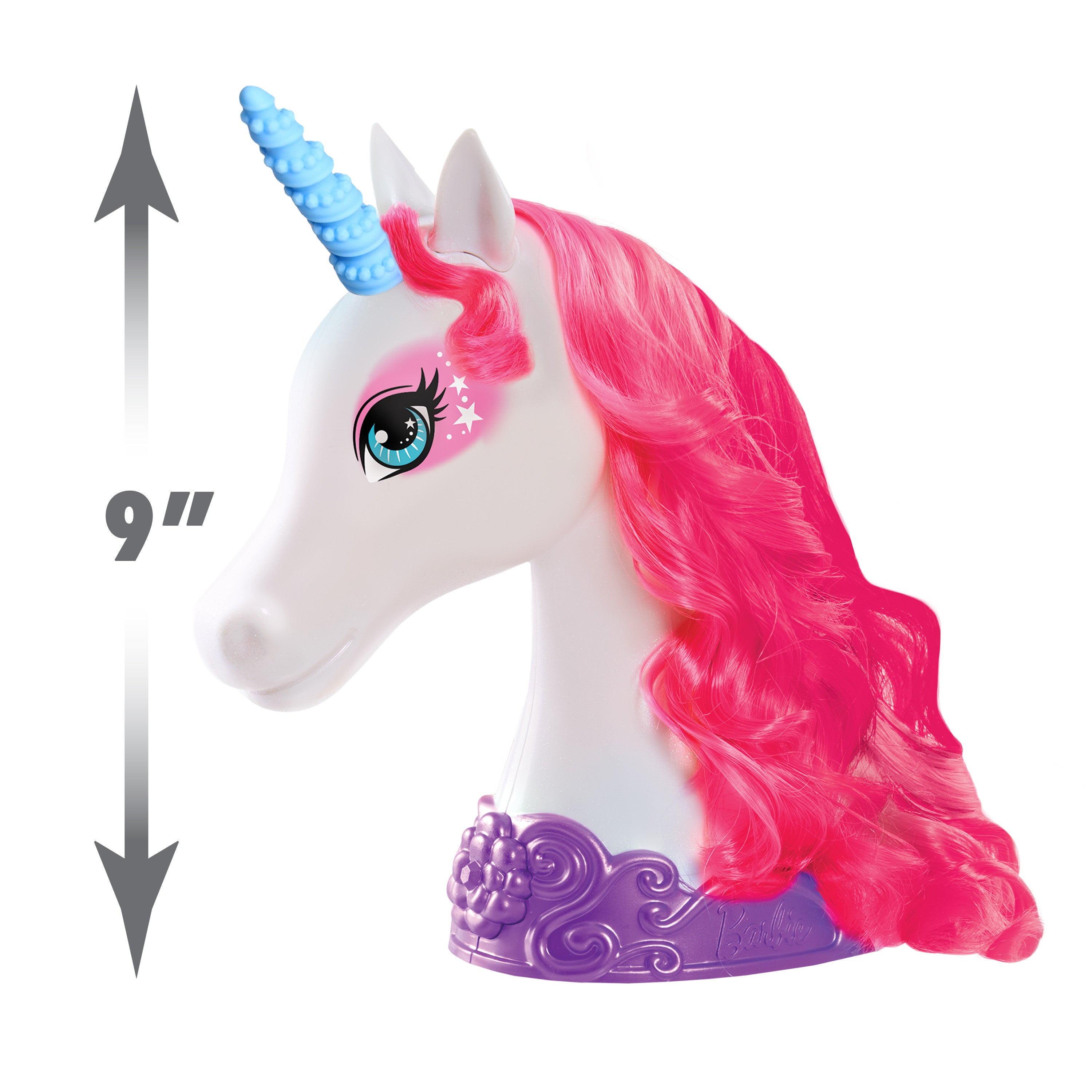 Barbie Dreamtopia 11-Piece Unicorn Styling Head,  Kids Toys for Ages 3 Up, Gifts and Presents