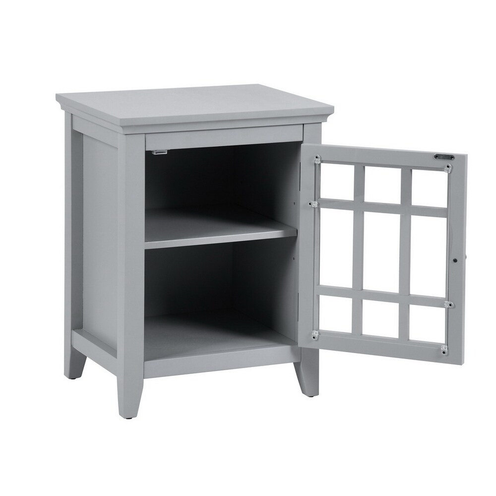 Homylin 26.4'' Tall Nightstand Side Table with Storage