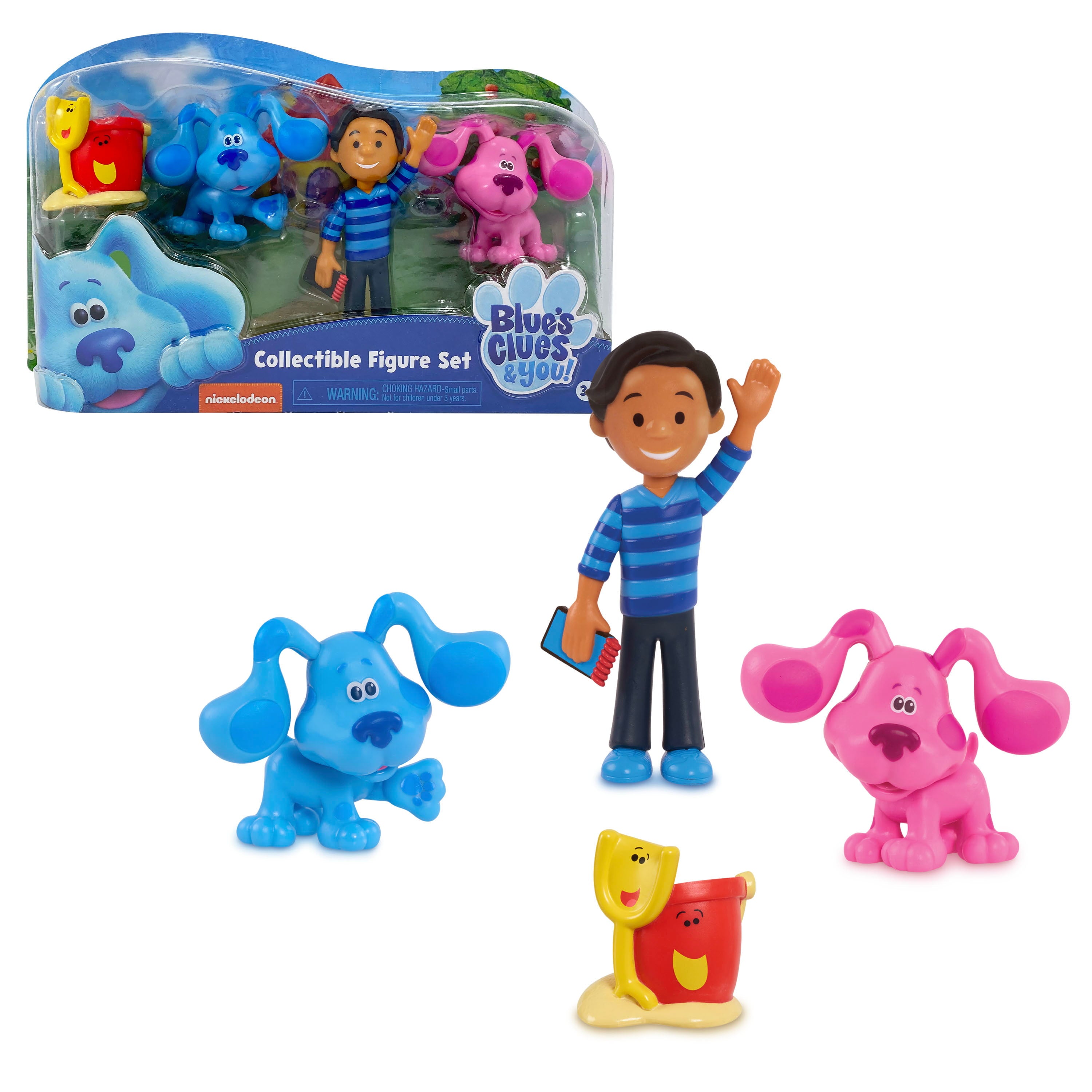 Blue's Clues and You! Collectible Figure Set，  Kids Toys for Ages 3 Up， Gifts and Presents