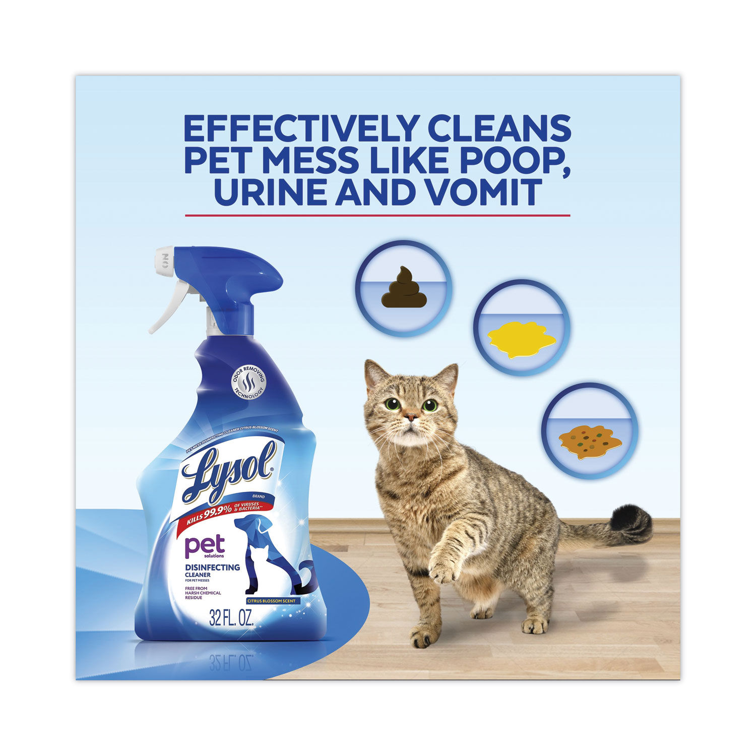 Pet Solutions Disinfecting Cleaner by LYSOLandreg; Brand RAC99653CT