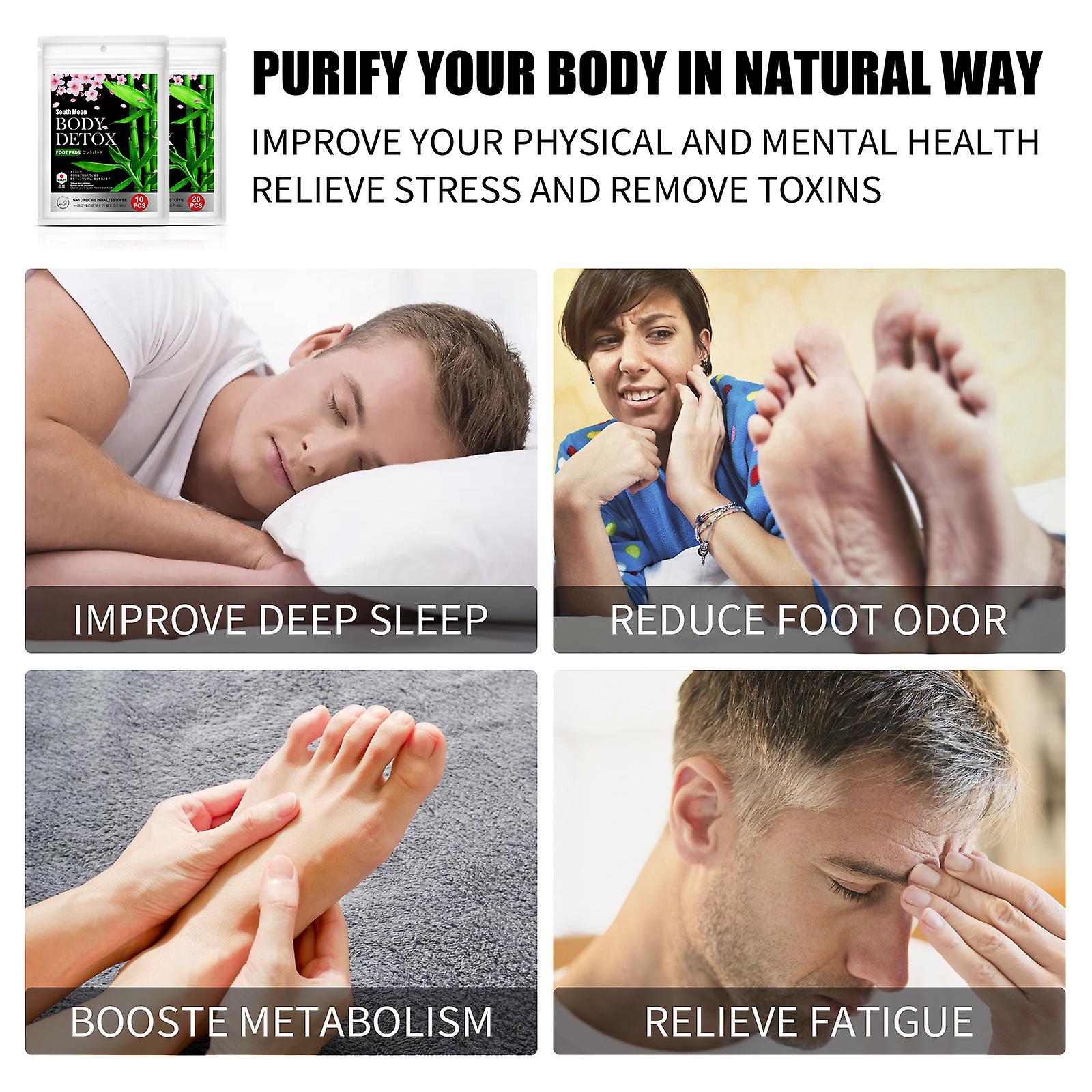 Natural Herbal Foot Patch Relieves Body Stress， Drives Cold And Dampness， Cleanses The Body， Relaxes， Relaxes， And Relaxes The Foot Care Patch Color C