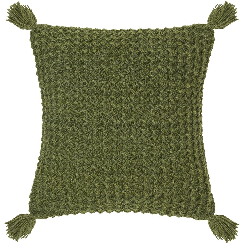 Artistic Weavers Kalae Large Knit Crochet Pattern Throw Pillow